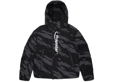 Trapstar Hyperdrive Puffer (Black Tiger Camo)
