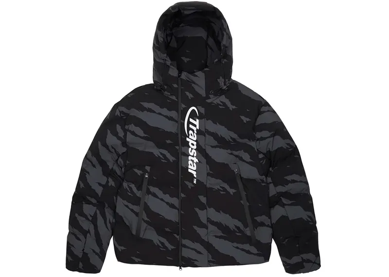 Trapstar Hyperdrive Puffer (Black Tiger Camo)