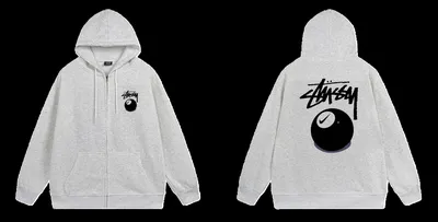 Stussy Zipper Hoodie 40+ colorways [Premium Quality]