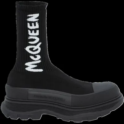 Alexander McQueen Graffiti Boot (Black)