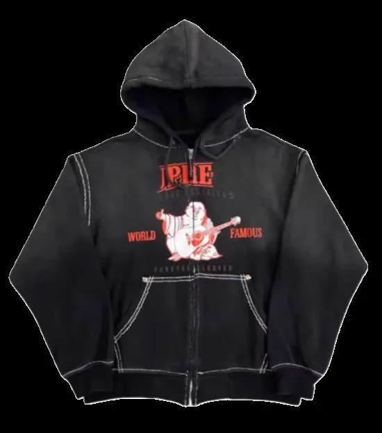 Supreme x True Religion Zip Up Hoodie
