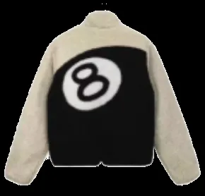 Stussy 8-Ball Fur Jacket