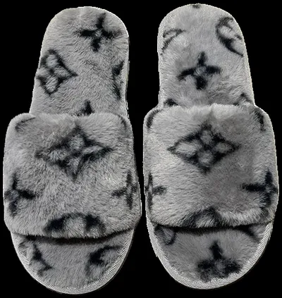 Louis Vuitton Fur Slides