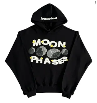 Moon Phases Broken Planet Hoodie