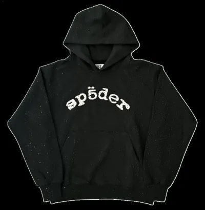 Sp5der Rhinestone Hoodie