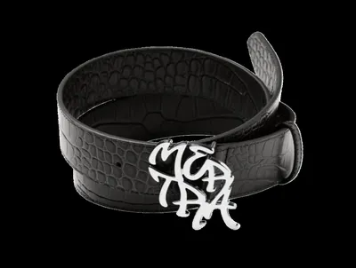 Mertra Alligator Belt Black
