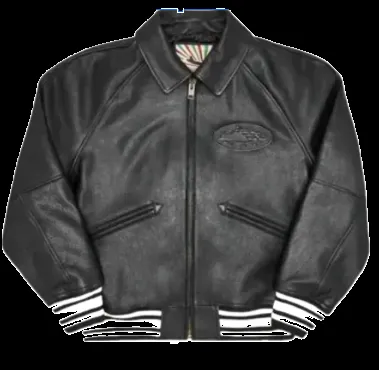 Corteiz Leather  Jacket
