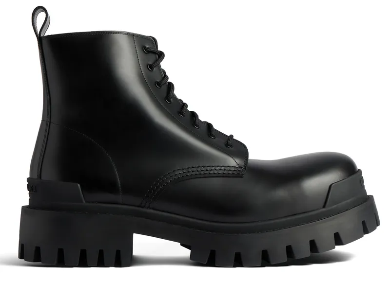 Balenciaga Leather Strike Boot