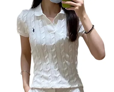 Ralph Lauren Cropped Sweater Shirt