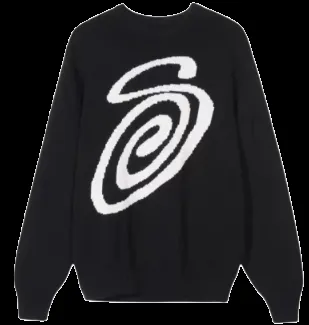 Stussy black Sweater