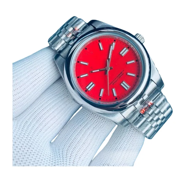 Rolex Oyster Perpetual Dark Red
