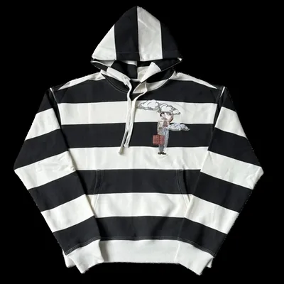 Derschutze "on air" Striped Hoodie