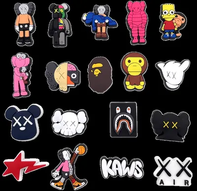Kaws crocs jbbitz