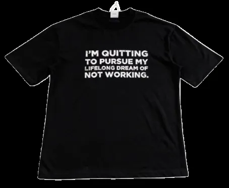 Vetements I'm quitting tee