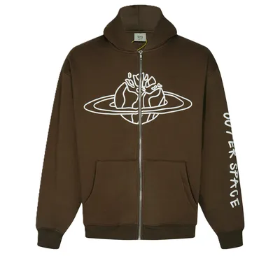 Broken Planet Zip Up Hoodie