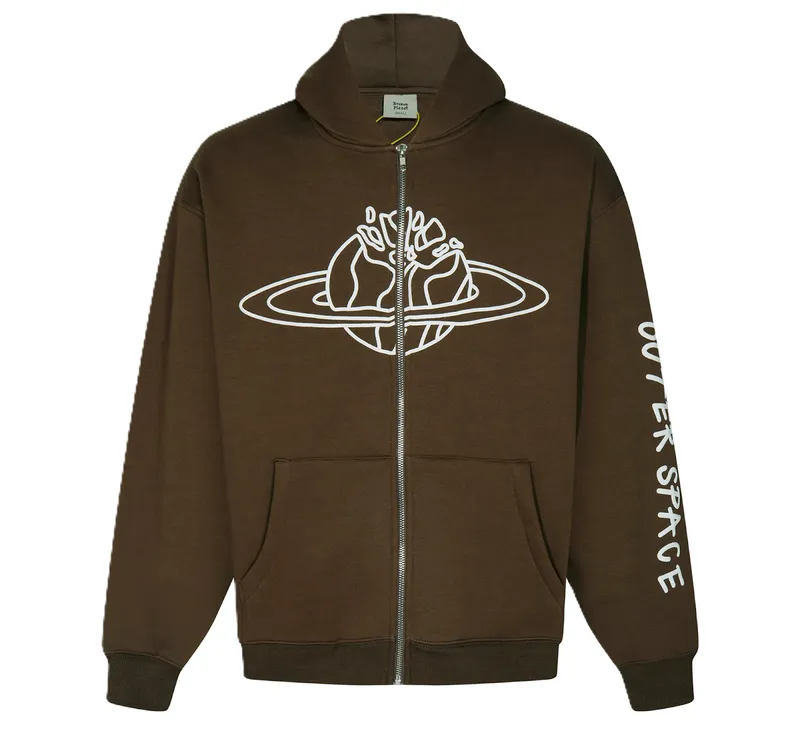 Broken Planet Zip Up Hoodie
