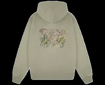 Derschutze "lotus" Zip Up khaki
