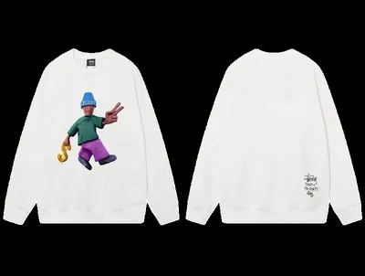 Stussy Sweatshirt 39+ colorways [Premium Quality]