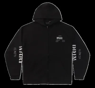 Balenciaga "Print" Zip Up Hoodie