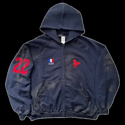 Balenciaga Polo Zip Hoodie