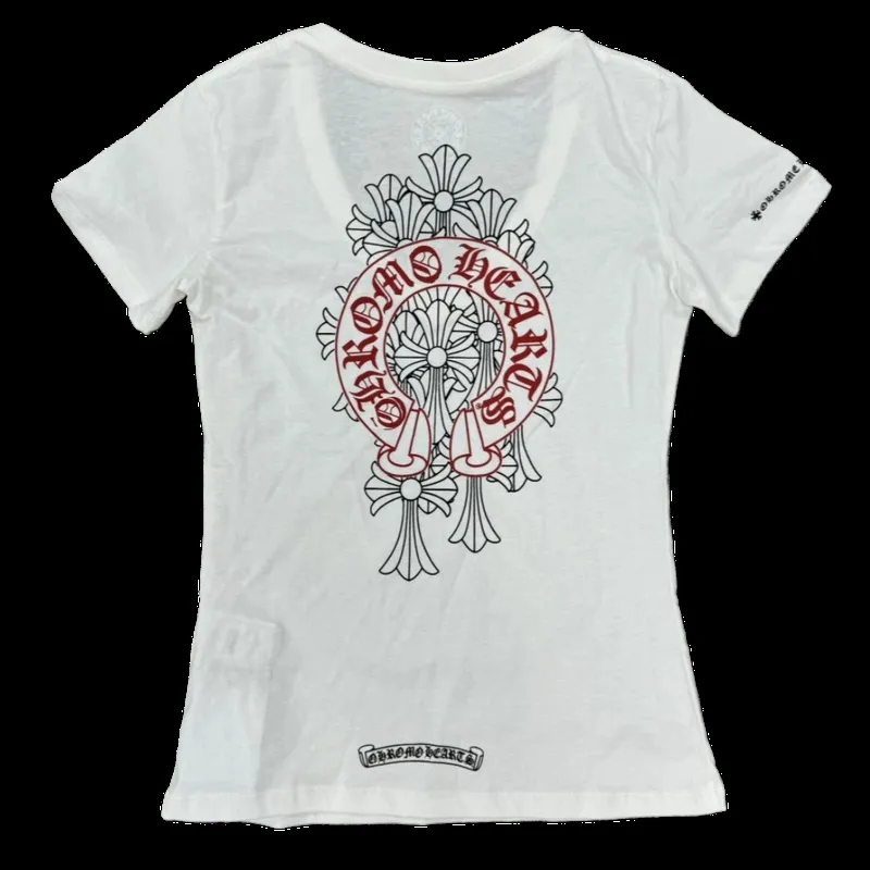 Chrome Hearts V-neck T-Shirt