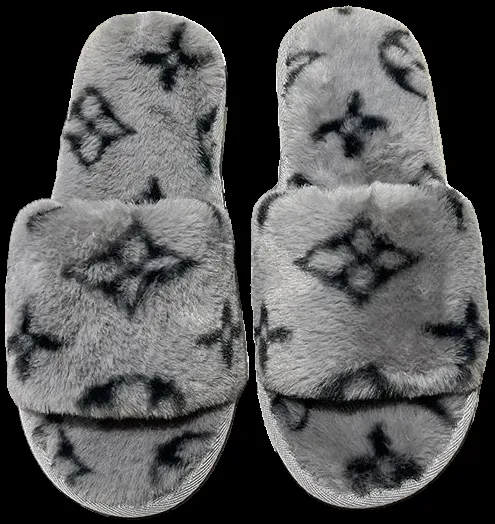 Louis Vuitton Fur Slides