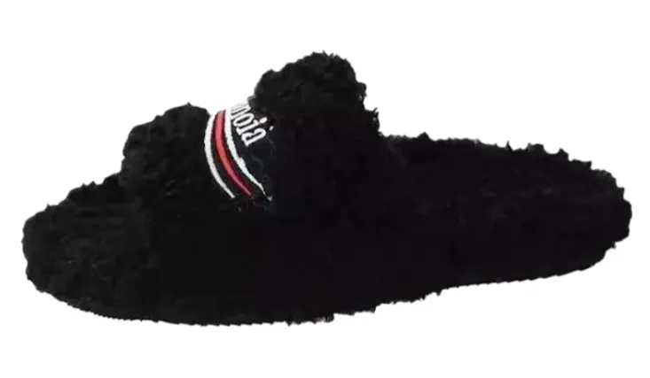 Balenciaga Fur Slides